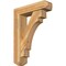 Ekena Millwork Merced Craftsman Rough Sawn Bracket w/ Offset Brace, Western Red Cedar, 6"W x 22"D x 30"H BKT0604X22X30MRC04RWR - alternate 1